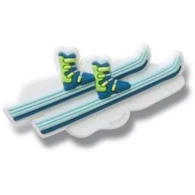 Jibbitz-Anstecker „Skier und Skischuhe“
