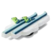 Jibbitz-Anstecker „Skier und Skischuhe“