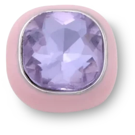 Jibbitz-Anstecker „Square Gem Sandal C“