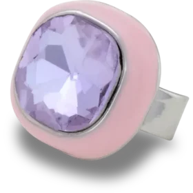 Jibbitz-Anstecker „Square Gem Sandal C“