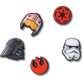 Jibbitz-Anstecker „Star Wars“-Symbole, 5er-Pack