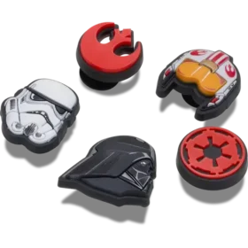 Jibbitz-Anstecker „Star Wars“-Symbole, 5er-Pack