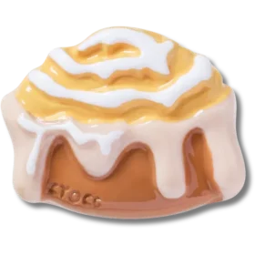 Jibbitz-Anstecker „Zimtschnecke mit Zuckerguss“