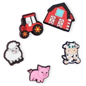 Jibbitz™-Schuhanhänger „Cutesey Farm Animal“ 5er-Pack
