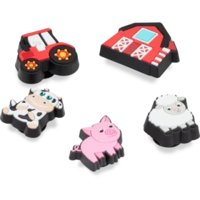 Jibbitz™-Schuhanhänger „Cutesey Farm Animal“ 5er-Pack
