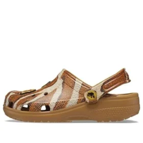 Jurassic World Classic Clogs „Braun-Weiß“