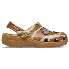 Jurassic World Classic Clogs „Braun-Weiß“