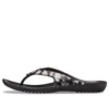 Kadee 2 bedruckte Zehentrenner „Floral Black“