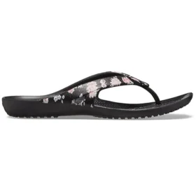 Kadee 2 bedruckte Zehentrenner „Floral Black“