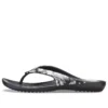 Kadee II Saisonale Zehentrenner „Tropical Floral Black“