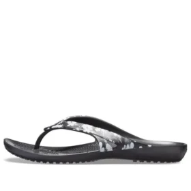 Kadee II Saisonale Zehentrenner „Tropical Floral Black“