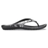 Kadee II Saisonale Zehentrenner „Tropical Floral Black“