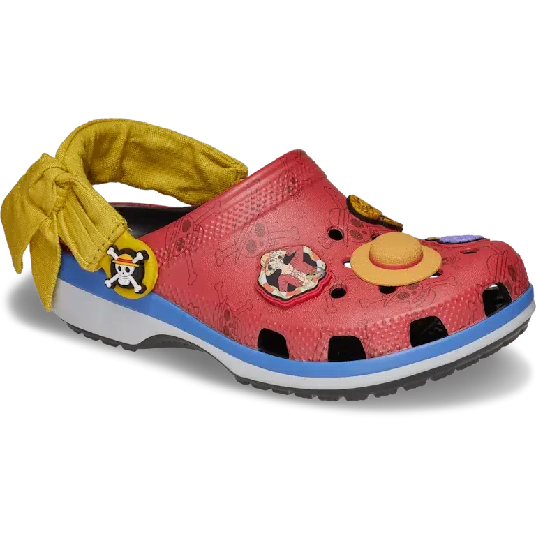 Kinder-Classic Clog „Luffy“ aus der One Piece-Kollektion Kinder-Classic Clog „Luffy“ aus der One Piece-Kollektion