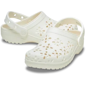 Kinder-Classic-Clog mit floralen Ausschnitten