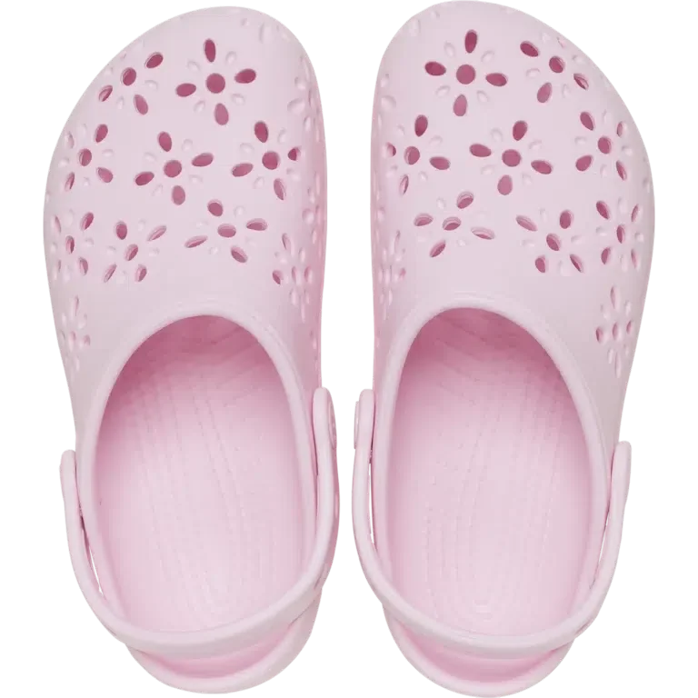 Kinder-Classic-Clog mit floralen Ausschnitten Kinder-Classic-Clog mit floralen Ausschnitten