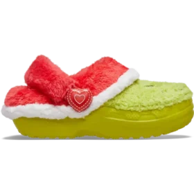 Kinder-Crocs „The Grinch Classic Lined Clog“