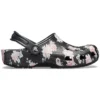 Klassische bedruckte Clogs „Black Pink“