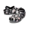 Klassische bedruckte Clogs „Black Pink“