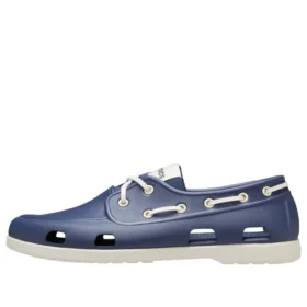 Klassische Bootsschuhe „Blau-Weiß“