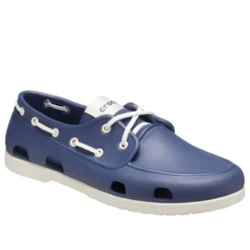 Klassische Bootsschuhe „Blau-Weiß“