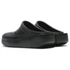 Klassische Clogs mit stumpfer Spitze „Schwarz“