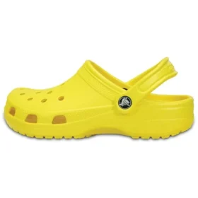 Klassische Crocs Beach Unisex-Sandalen in leuchtendem Gelb
