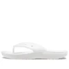 Klassische Crocs Flip Casual Zehentrenner, Unisex, Weiß