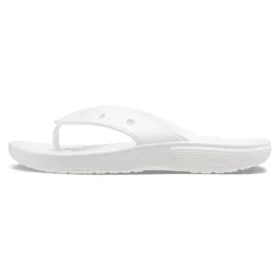 Klassische Crocs Flip Casual Zehentrenner, Unisex, Weiß
