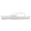 Klassische Crocs Flip Casual Zehentrenner, Unisex, Weiß