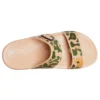 Klassische Crocs mit Krokodil-Camo-Print „Tan Green“