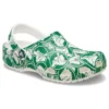 Klassische Duke-Print-Clogs „Grün“