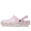 Klassische Duke-Print-Clogs „Pink Tweed“