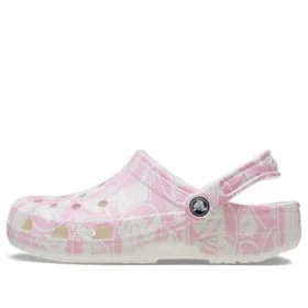 Klassische Duke-Print-Clogs „Pink Tweed“