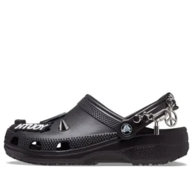 Klassische „Feel The Positivity“ Freizeit-Unisex-Sandalen in Schwarz