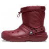 Klassische gefütterte Neo-Puff-Stiefel „Red“