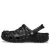 Klassische geometrische Clogs „Schwarz“