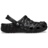 Klassische geometrische Clogs „Schwarz“
