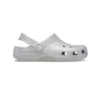 Klassische Glitter-Clogs „Silver“