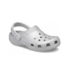 Klassische Glitter-Clogs „Silver“