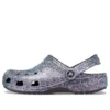 Klassische Glitter-Clogs „Silver Multi“