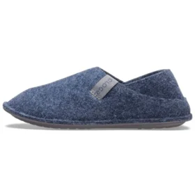 Klassische Hausschuhe mit weicher Sohle – Unisex-Hausschuhe in Blau