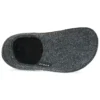 Klassische Hausschuhe mit weicher Sohle, Unisex, schwarz
