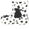 Klassische I AM Dalmatiner-Stiefel „White Black“