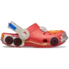 Klassische „Iam Fire Truck Lights“-Clogs für Kleinkinder mit Riemen am Fersenbereich