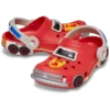 Klassische „Iam Fire Truck Lights“-Clogs für Kleinkinder mit Riemen am Fersenbereich