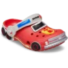 Klassische „Iam Fire Truck Lights“-Clogs für Kleinkinder mit Riemen am Fersenbereich