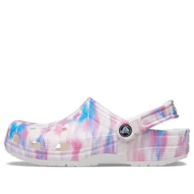 Klassische lässige Unisex-Sandalen in Weiß, Rosa und Blau „White Pink Blue“