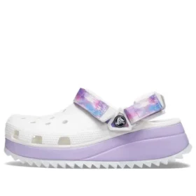 Klassische lässige Unisex-Sandalen in Weiß und Lila „White Purple“