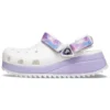 Klassische lässige Unisex-Sandalen in Weiß und Lila „White Purple“