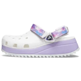 Klassische lässige Unisex-Sandalen in Weiß und Lila „White Purple“